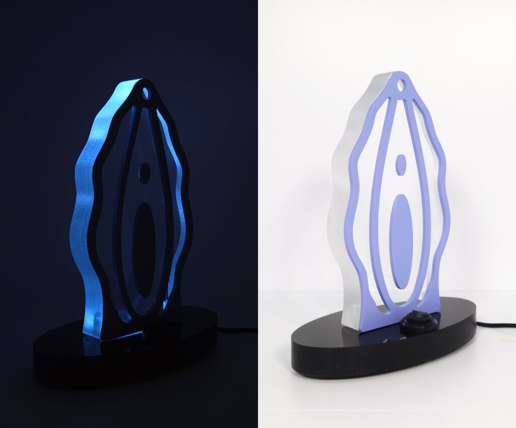 light blue v left